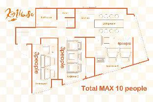 ［神戸］アパートメント（63m²）｜ 3ベッドルーム／1バスルーム