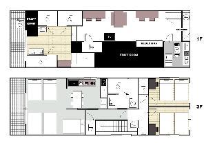 ［金山］アパートメント（64m²）｜ 3ベッドルーム／1バスルーム