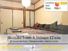 ［新宿］アパートメント（60m²）｜ 2ベッドルーム／1バスルーム